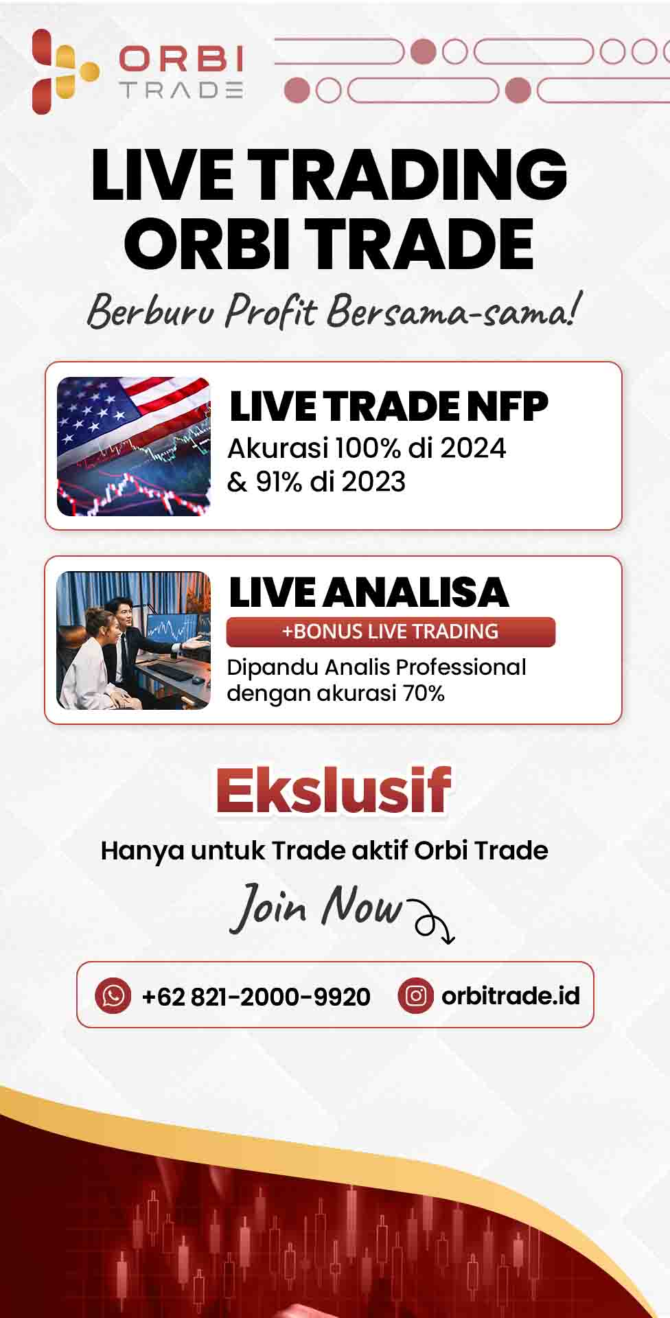 Live Trading ORBI TRADE 