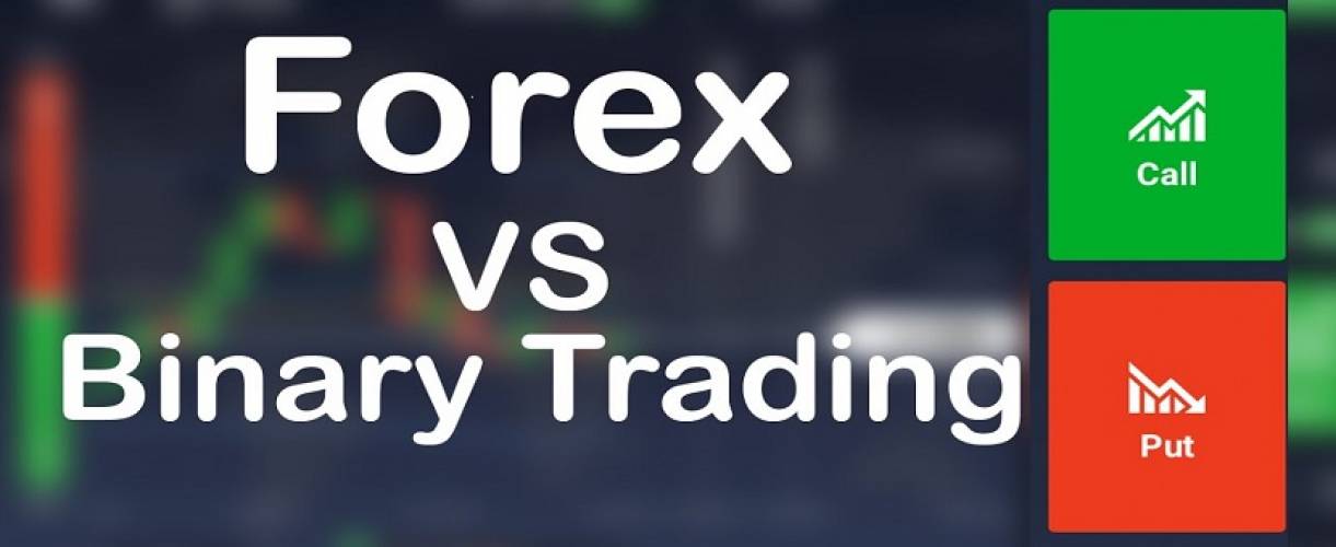 binary option vs share market